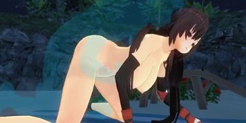 [CM3D2] - Final Fantasy Hentai, Tifa Lockhart takes a trip to the beach