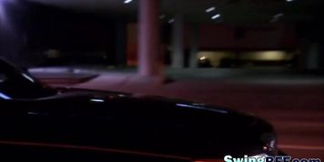 Amateur swinger reality show group fuck blowjob