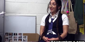 Latina Madison Wilde strip searched after stealing (Ryan Driller)