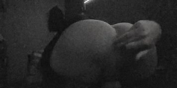 TRANS SLUT FINGERING HER CUTE ASSHOLE
