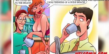 At the nude beach Part 1 - The Naughty Home Tittle 9