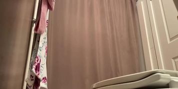 SPYING on my hot roommate in the shower 