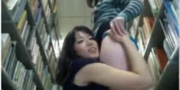 Cam Girls Get Naked In Library 6