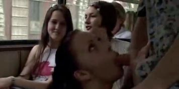Russians having sex in public transport