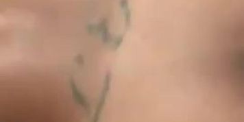 Hit from the back, u can hear how wet It is 