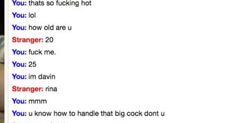 Omegle 20yo Goth Girl Gives Dildo Blowjob and Fucks Wet Pussy With It