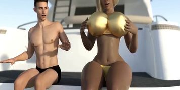 [3D Daz3D Giantess] Sea Breeze #1 HQ (60 FPS) by Endlessrain0110