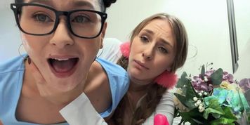 Cam Girl Angel Youngs Caught Streaming By Hot Roommate Jasmine Wilde Then The Fun Begins!