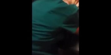 UK Hotel maid fucked at work