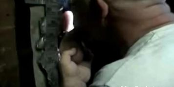 Amateur gay daddies vs gloryholes