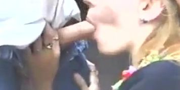 Mardi gras girl fucks a stranger