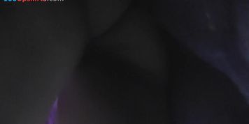 Accidental upskirt shot shows brunette's hot flabby ass