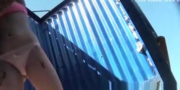 Hidden camera in changing booth
