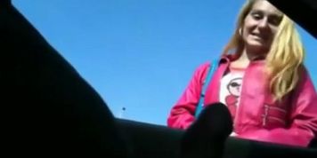 Street Hooker Gives Me A Handjob