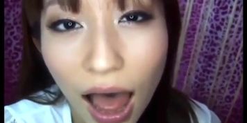 Japanese addict to cum