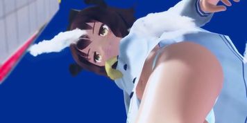 [Giantess MMD] Yukikaze Taking a Walk (by gonzres)
