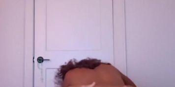 Fit Colombian girl rides till she cums