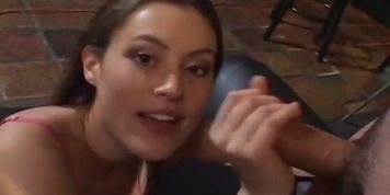 FAP ME - Horny slut jerks off her mans cock