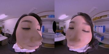 [VR] Japanese Office Lady Licking And Drooling