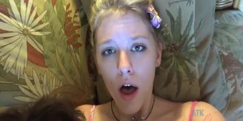 Girlfriend With Sexy Feet Gets Filled With Sperm - Melody Marks