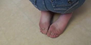 Wife feet licking