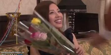 Japanese beauty queen squirts with two guys
