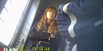 Dickflash in Train