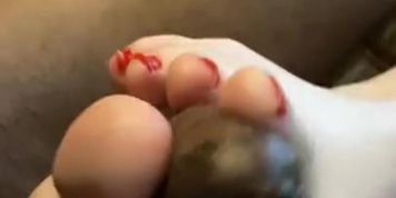 My first footjob