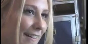 AMWF Blonde Flight Attendant interracial with Asian guy
