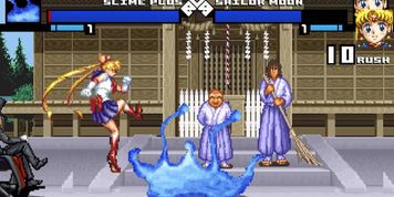 MUGEN HENTAI~ Sailor Moon & Sailor Neptune vs Kuromaru & Slime (Request)