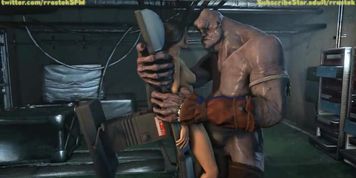 Lara Croft fucked roughly by Coach and a monster 3D Animatio (Wendi White)