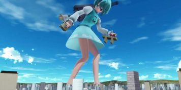 [Giantess MMD] Kogasa Attacking (by gonzres)