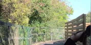 Ebony Teen Candys public nude and naughty black girl (Milan Summer)