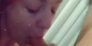 Enjoying myself sucking dick