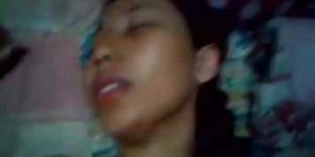 Indon slut gets creamed
