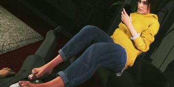 jill footjob (Jill Valentine)