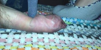 Dick Trample Foot Play After Work
