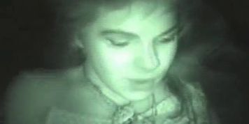 Street Whore Caught On Night Vision Cam Sucking In Car