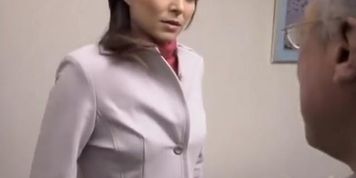 Asian Milf was blackmailed by an old man and then get fucked