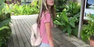 Paradise Gfs - Photographing and fucking hot Russian model in Paradise - Day 1