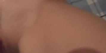 Insatiable guy rubs a shaved pussy of Russian hussy with lollipop
