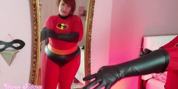 Elastigirl Mrs.Incredible expands and twerks her big ass in your face (Alexis Texas, Sweetie_Fox)