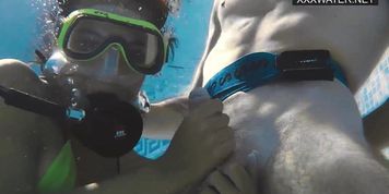 Girls underwater having hardcore sex with Polina Rucheyok