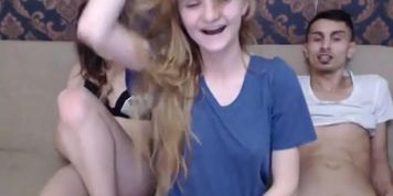 Hot amateur threesome WebCam show