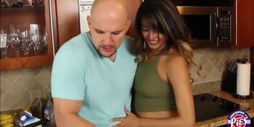 Teasing teen Sophia gets her pussy filled with cum