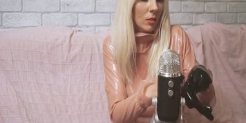 ASMR Latex Wearing With Katerina Piglet Part 1