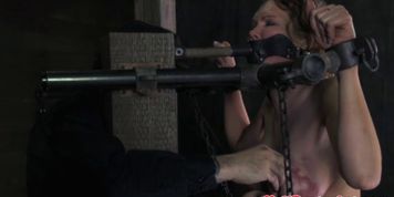 Filthy sub gagged and spanked severly