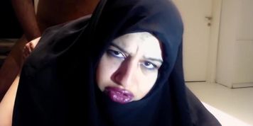 Hijab Babe Fucked Rough