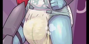 Undyne's Accident Diaper Fetish Comic Dub