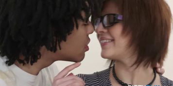 Dirty Flix - Rebecca Rainbow - Music tutor fucks nerdy chick - video 1